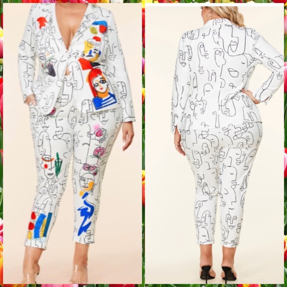 Plus Size Brand new Never Worn. Jacket is a 1x pants are a 2x - Picture 5 of 5